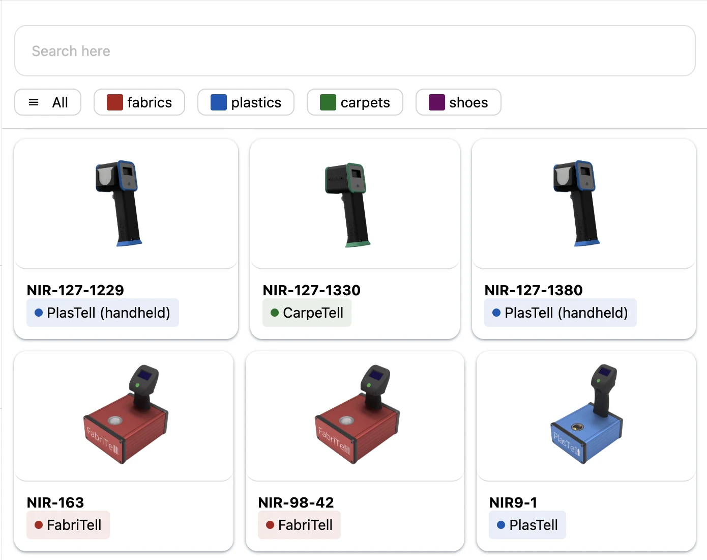 Matoha Cloud, manage instruments and settings