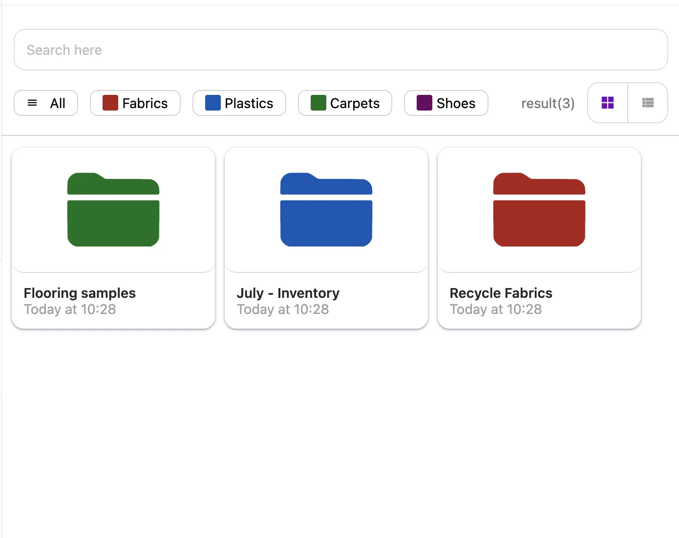Matoha Cloud, organise scans into collections