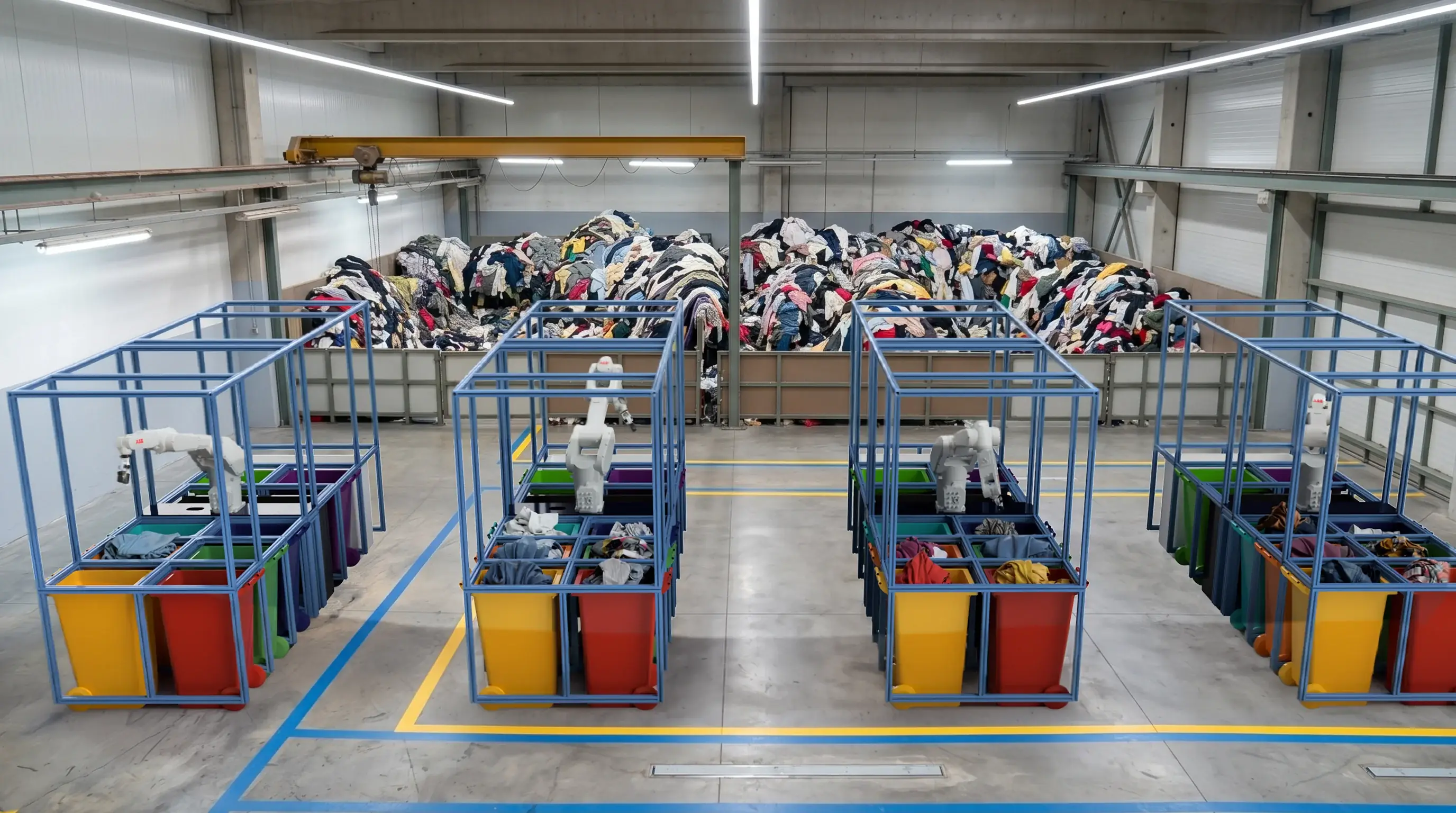 FabriBot sorting floor, concept render