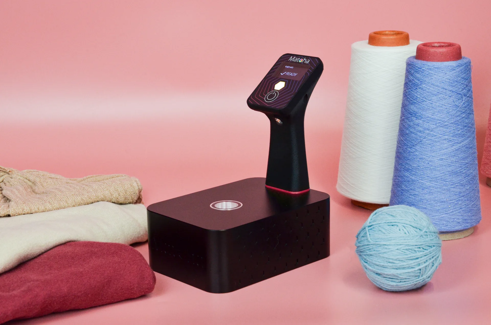 FabriTell desktop unit, NIR spectroscopy for textile fibre composition verification