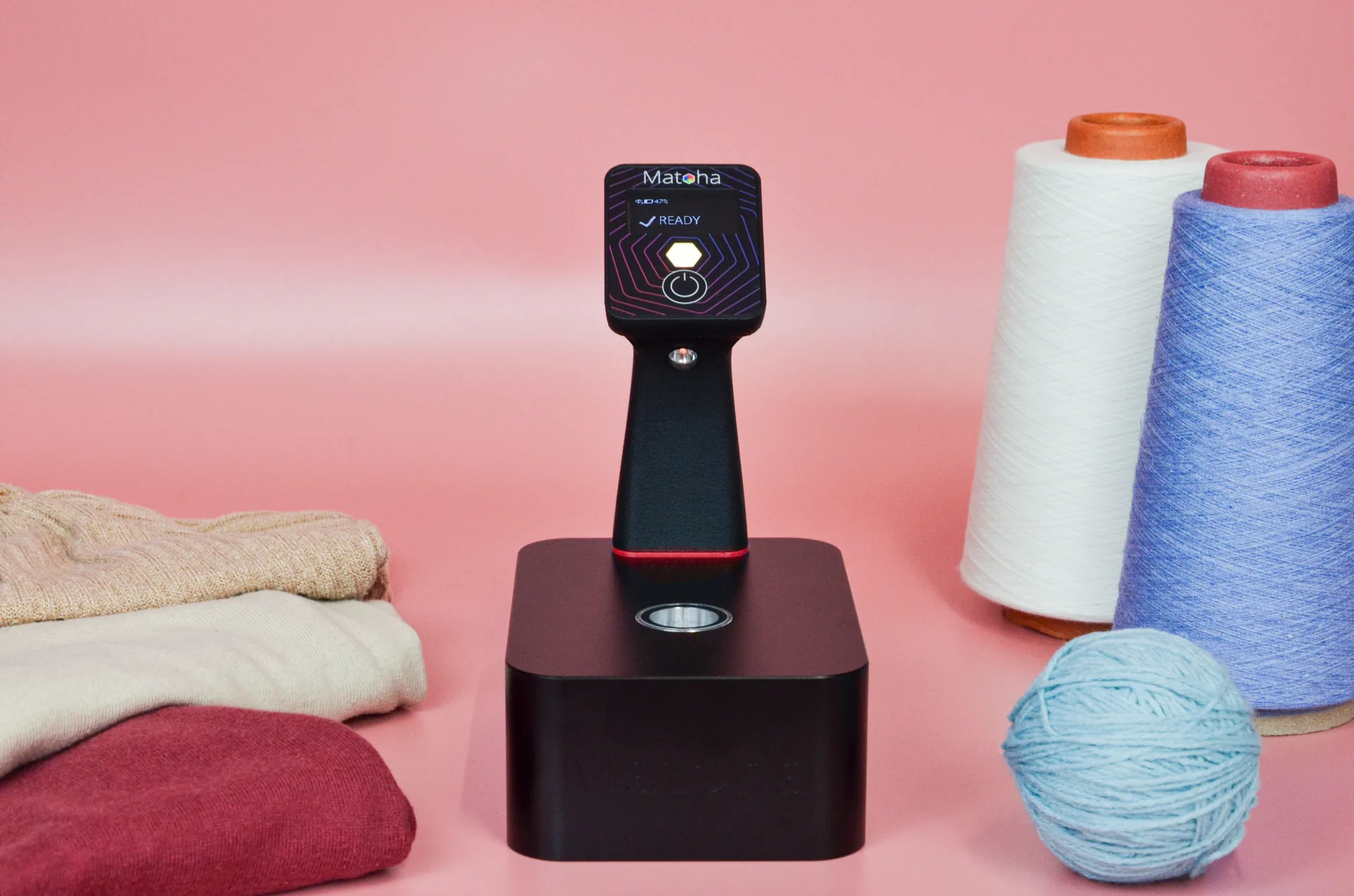 FabriTell with fabric samples