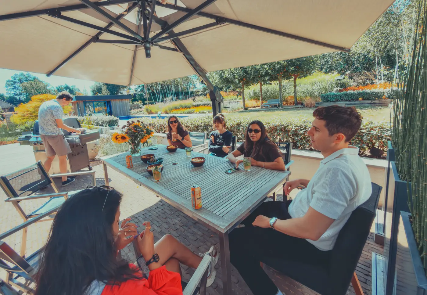 Matoha team having a summer barbecue together